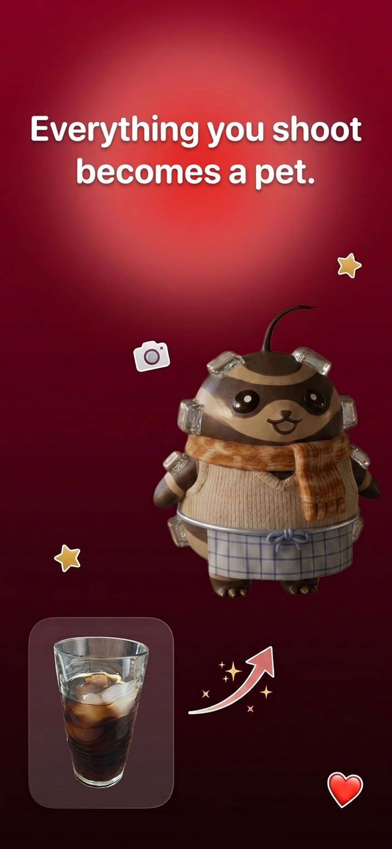 Everything you shoot becomes a pet preview screen